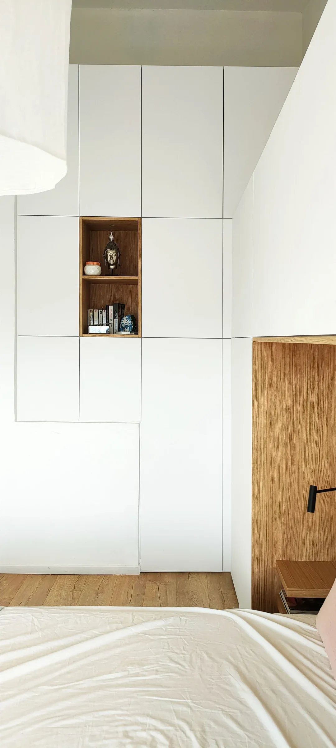 Amenagement chambre parentale d'une maison a vauban placard sur mesure avec niche