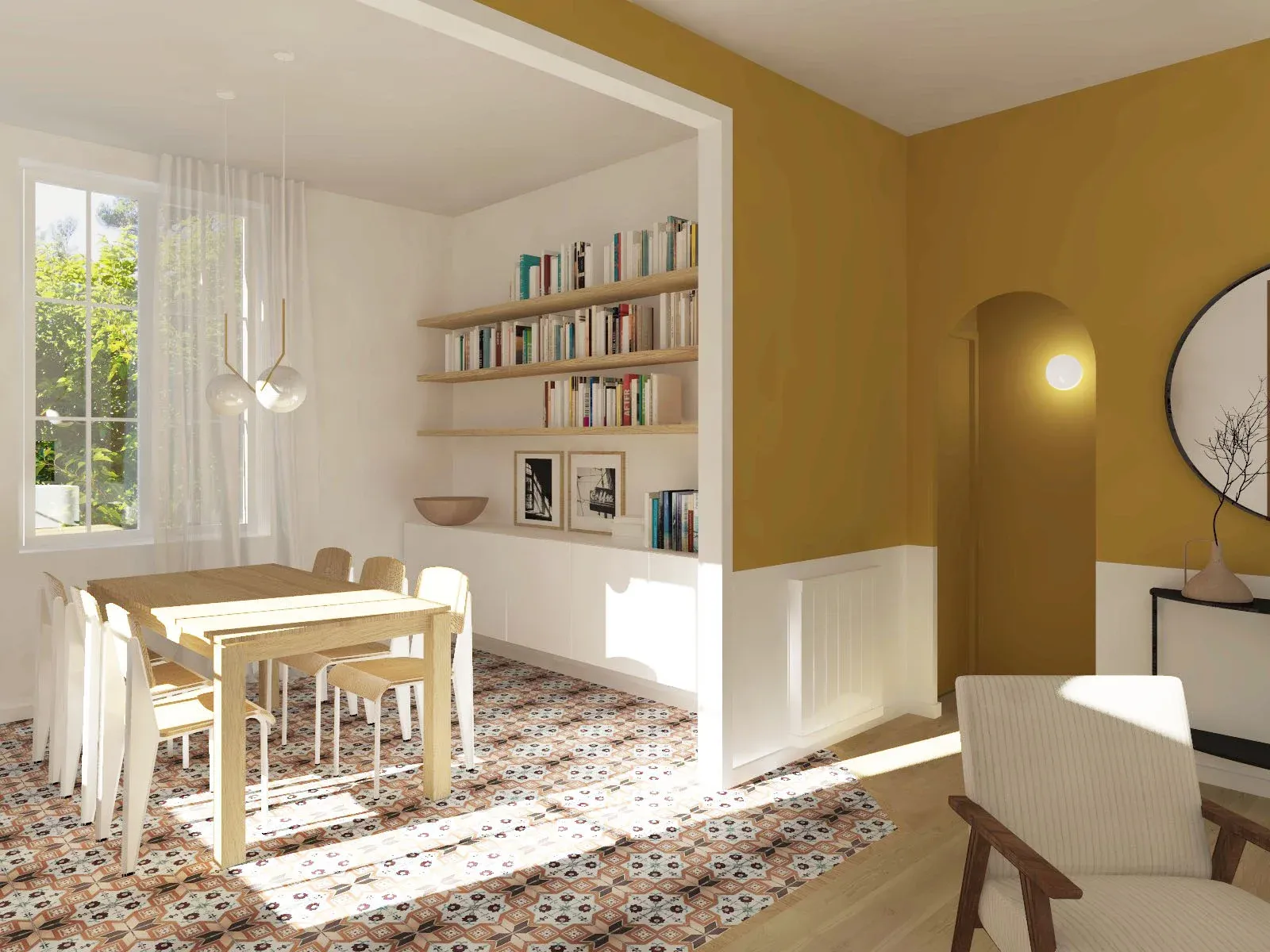 Rénovation d’une maison année 30 dans le quartier de St Barnabé à Marseille 13012.